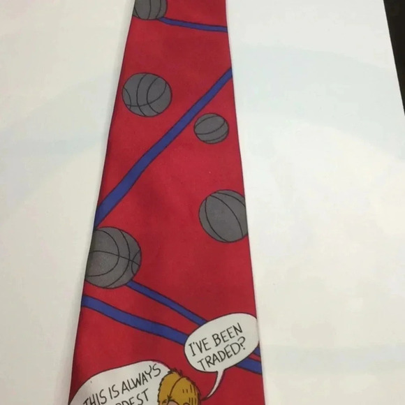 Richard Torrey Bench Warmers Basketball Theme Tie - Picture 9 of 9